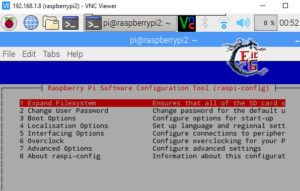 raspi menu