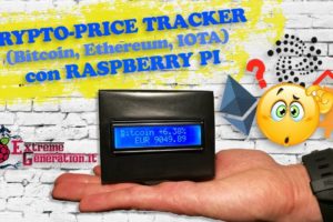 CryptoCurrency Price-Tracker [Bitcoin, Ethereum, IOTA] con Raspberry Pi